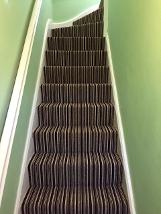 Striped stair carpet stoke