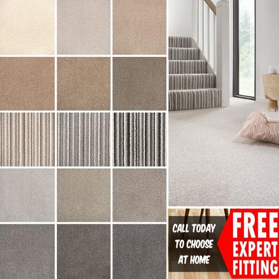 Thick saxony soft carpets fenton