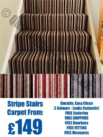 Striped Stair Carpet Offer