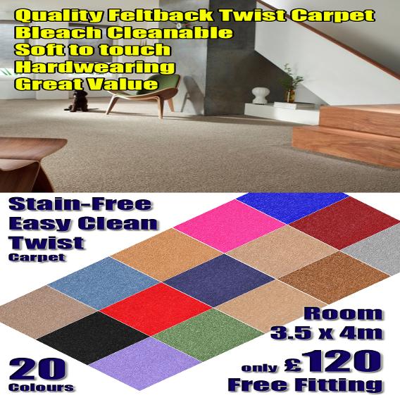 Cheap Bedroom Carpet with free fitting in stoke on trent