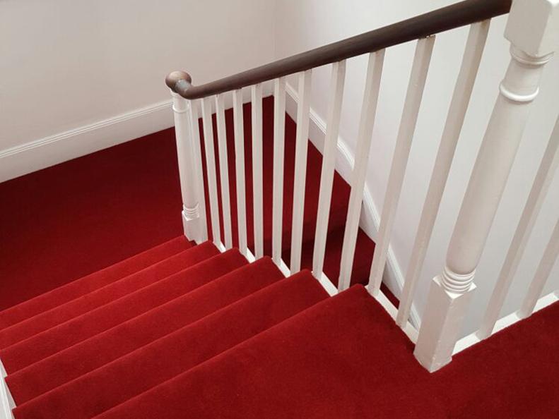 red stairs carpet, plain red stairs carpet for stairs