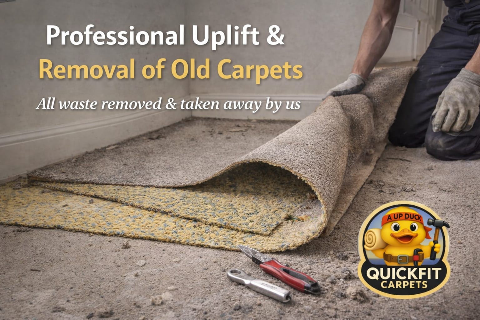 carpet fitting service Stoke-on-Trent thick saxony carpet installed by Quickfit Carpets